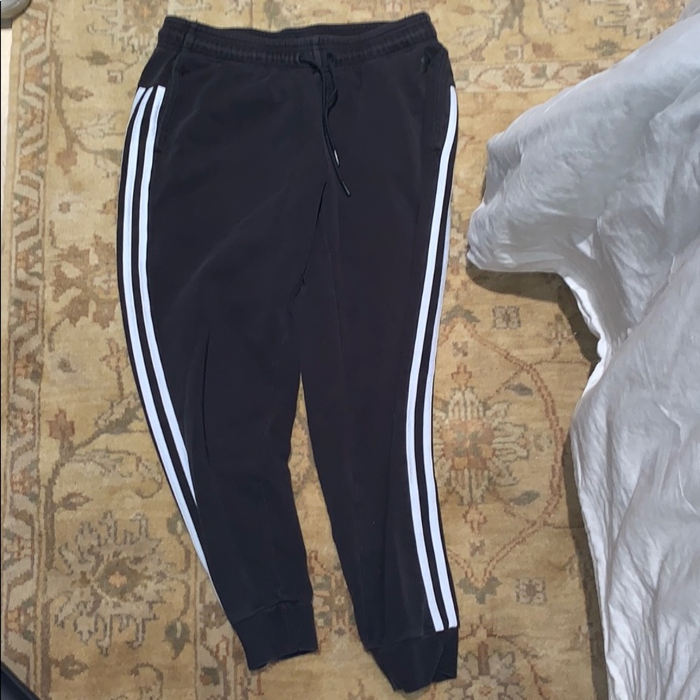 Black adidas jogger sweatpants